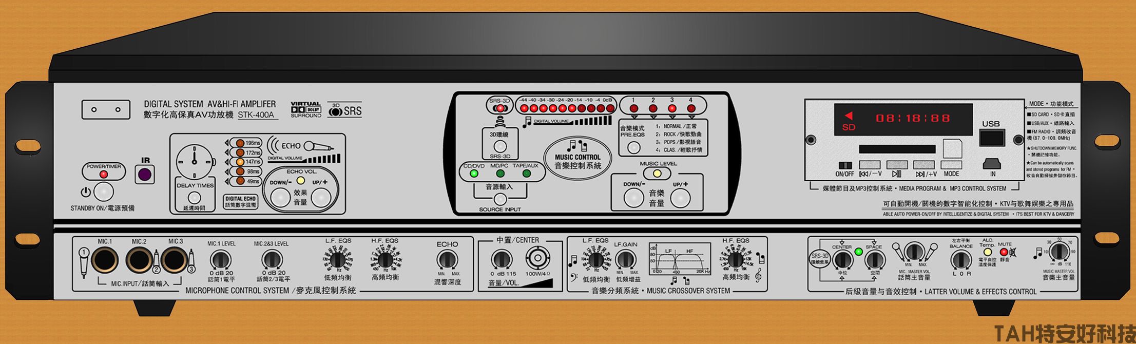 AV功放機TK-500C(图2)