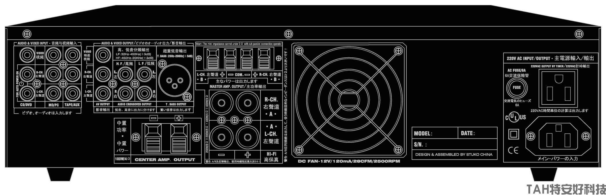 AV功放機TK-500C(图3)